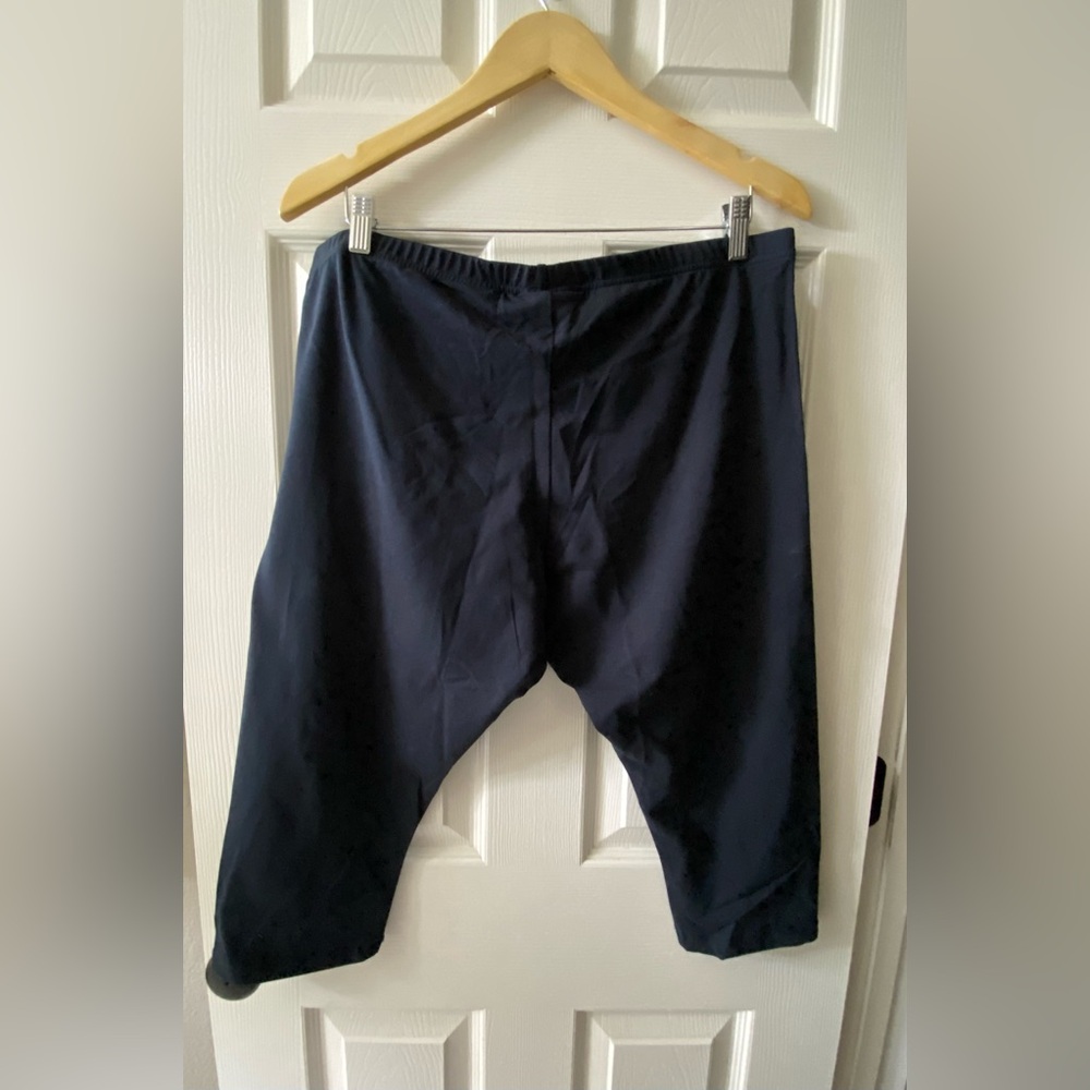 NWT J. Jill stretch capris- deep blue
